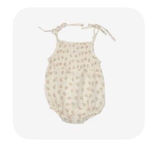 Angel Dear Tie Strap Cream Floral Baby Bubble